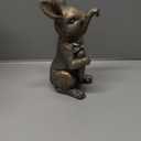 Solar Garden Statues -Rabbit Lantern Outdoor Handmade Resin Statue with LED Light, Cute Carrot Holder for Patio, Yard, Gift Ideas (rabbit2)