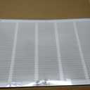 HVAC Premium 26'' x 16'' [Duct Opening] Flat Stamped Steel Return Air Grille - Sidewall and Ceiling - HVAC Vent Duct Cover - White [Outer Dimensions: 27.75''w X 17.75''h]