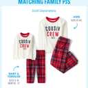 The Children's Place unisex-baby And Kids, Sibling Matching, Christmas Pajama Sets, Fleece (Red)