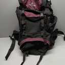 Teton 65L Explorer Internal Frame Backpack for Hiking, Camping, Backpacking, Rain Cover Included, Huckleberry