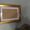 TWING 5x7 Gold Picture Frames Set of 6,Rustic Gold Frames Display Pictures 4x6 with Mat or 5x7 Without Mat,Tabletop Display and Wall Mounting Home Collage Photo Frame,Set for Wall Gallery