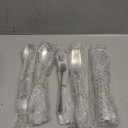 Silverware Set for 8, 45 Piece Stainless Steel Flatware Cutlery Fork and Spoon Set with Serving Utensils Set, Dishwasher Safe, Gift Package for Wedding Housewarming