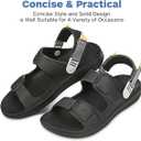 BBMVP Womens Sandals, Summer Beach Sandals for Woman 2025, Womens Slides, Women Beach Sandals & Summer Shoes Comfortable, Pool Slip On Sandals Women (Black)