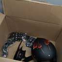 Youth Kids Motocross Helmet Motorcycle Dirt Bike Off-Road Mountain Bike BMX MX ATV Helmet with(Gloves Goggles Mask) 4Pcs Set - DOT Approved(Red,M)