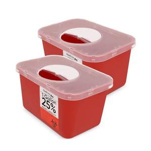 Sharps Container for Home Use and Professional 1 Gallon (2-Pack)