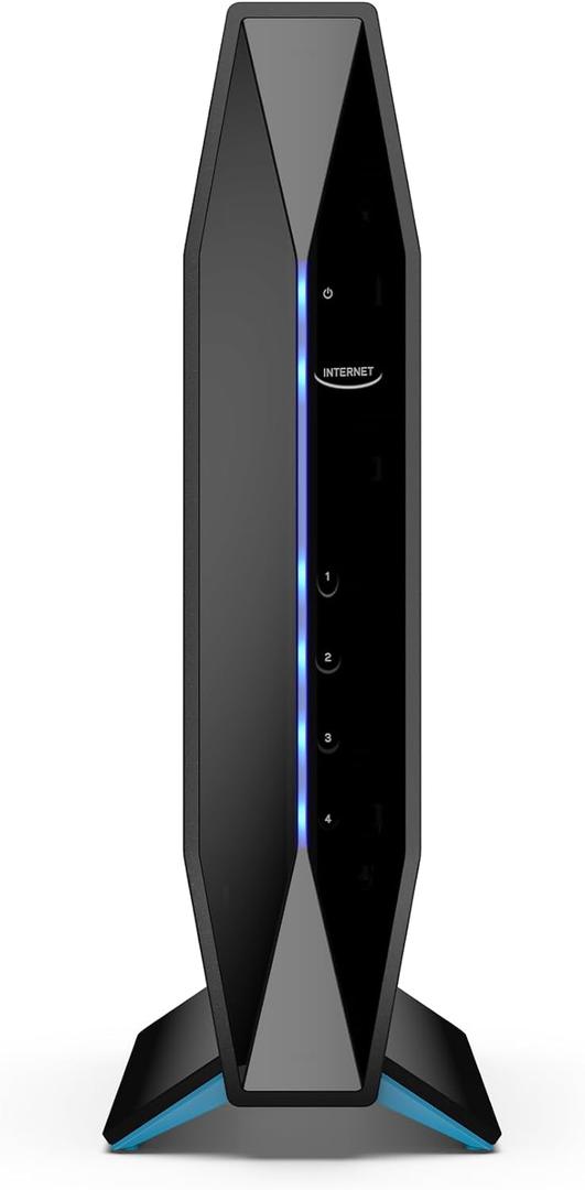 Linksys E8450 AX3200 WiFi 6 Router: Dual-Band Wireless Home Network, 4 Gigabit Ethernet Ports, Parental Controls, 3.2 Gbps, 2,500 sq ft, 25 Devices