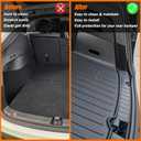 IXMAG Rear Bumper Guard compatible with 2025 2026 Tesla Model Y Juniper TPE Anti-Scratch Trunk Sill Protector Waterproof for Tesla Model Y Accessories