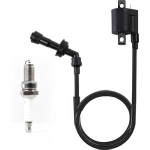 Ignition Coil Spark Plug for Yamaha Grizzly 660 YFM660 2002-2008 Raptor 660R YFM660 2001-2005 Rhino 660 YXR660 2004-2007 3YF-82370-00-00 5FU-82310-00-00 3KJ-82310-10-00