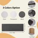 Carpet Protector for Pets Cat Carpet Protector for Doorway, Anti Scratch Under Door Cat Scratch Protector Mat, Easy to Cut Plastic Stopper (Black, 3.6FT-2pack)