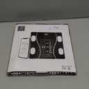 Intelligent Body Fat Scale, a Simple and Practical Digital Scale That can be Connected to a Mobile Digital Bathroom Scale to Display BMI, Body Fat, Muscle Mass, and Durable Weight Scale (Black)