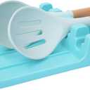 Silicone Spoon Rest - Large Cooking Utensil Holder with Drip Pad Walls - Multiple Spoon Rest with Wider Slots for Bigger Utensils, BPA-Free Spatula Rest for Stove, Kitchen, Countertop (Tranquil Turquoise)