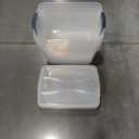 Rubbermaid Cleverstore Clear 32 Qt, 6 Pack Stackable Plastic Storage Bins with Lids, Great for Closet and Laundry Storage, Organizing in the Home