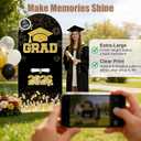 Graduation Decorations 2026 - Class of 2026 Arch Backdrop, 6FT Foam Board Photo Booth Background for Kindergarten High School College Grad Party Celebration - Gold