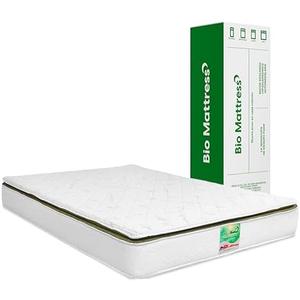 Bio Mattress: Green Tea Queen Size Mattress with Foam Plus and High-Density Rubber Foam Core