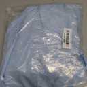 REORIA Women's Summer Tube Top Mini Dress Bubble Hem Sleeveless Backless Strapless Bodycon Ruched Short Dresses Club Outfits (Haze Blue, S)