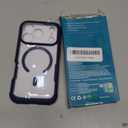 Diaclara Magnetic Designed for iPhone 17 Pro Case 6.3'' [Full Camera Protection] Full Body Bumper,[Compatible with MagSafe] Phone Case w/Built-in Privacy Screen Protector,Deep Blue