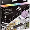 Spectrum Noir Classique Create Alcohol Marker Dual Nib Pens Set-Pastel-Pack of 12