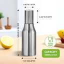 Stainless Steel Oil Dispenser Bottle - Leak-Proof Olive Oil Decanter for Kitchen(17Oz) (16.9 Ounces)