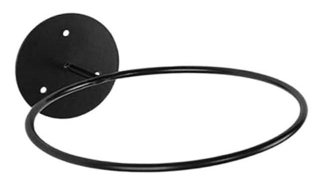 Mipcase 4 pcs Wall Football Rack Iron Wall Mount Holder for Sports Room Decor Sturdy Storage for Soccer and Rugby Easy Installation