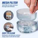 Denture Case Retainer Cleaning Case: 2 in 1 Retainer Case, No-Leak Denture Bath Box Cup, Complete Clean Care for Dentures, Clear Braces, Mouth Guard, Night Guard & Retainers (Blue)