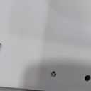 Farmhouse End Table with Charging Station, 23.6" Square Sofa Side Table with Solid Wood Feet & 2 Spacious Drawers, Large Bedside Table Rustic Nightstand for Living Room Bedroom (White)