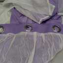 Loyala Stars Curtains Double Layer Curtains Blackout Curtains for Bedroom Kids Curtains Cute Curtains Kids Blackout Curtains, Curtains 84 Inches Long 2 Panels Set, Purple Curtains, 52 X 84 Inches