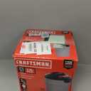 CRAFTSMAN CMXEVBE17678 1.75 Peak HP Wet Dry Vac Powerhead, Portable Shop Vacuum Compatible with a 5 Gallon Bucket (Sold Separately) with Filter Bag and Hose for Jobsite, Outdoor Cleaning