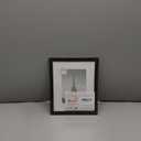 upsimples 8x10 Picture Frame, Display Pictures 5x7 with Mat or 8x10 Without Mat, Wall Hanging Photo Frame, Black, 1 Pack