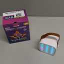 YLL Mini Karaoke Machine for Kids Adults, Portable Bluetooth Speaker with 2 Wireless Microphones,Toys Birthday Gifts for Girls 3, 4, 5, 6, 7, 8, 9, 10, 11, 12+ Years Old Toddler Teens(White)