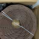 Garden Edging Border,Plastic Edging for Landscaping,Flower Bed, Paver and Lawn Edging Border (2Inchx100FT-2, Brown)