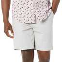 Amazon Essentials Men's Vacation Cotton Button-Down Resort Shirt, Short Sleeve (M)