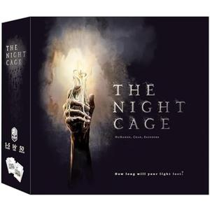 The Night Cage by Smirk and Dagger, a Spooky Cooperative Strategy Game, 1-5 Players Lost in a Dark Maze with only a Candle, Fun Horror Themed Tile Laying and Perfect for Game Night, Adults, Teens 14+
