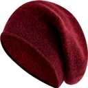 MissShorthair Slouchy Beanie Hats for Women Fashionable Warm Winter Beanie Knit Hat (Red)