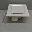 Bathroom Exhaust Fan 12" Panel Ultra Quiet without Light10x10" Mount, 0.7 Sone 141CFM, 4" Duct for Bathroom/Garage/Home (10in(Hole Size))