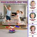 Spider 3-in-1 Rocket Launcher for Kids: 4 Cool Spider Rockets, Ring Toss Game, Musical Jump Toys with Remote Control, Outside Yard Indoor Outdoor Sports Toys for Boys Girls 3 4 5 6 7 8 9 10 Year Old
