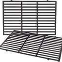 X Home 19.5" Grill Grates Replacement for Weber Genesis 300 Series with 3 Burner Gas Grills, Genesis E-310 E-320 E-330, Cast Iron, Replacement for Weber Parts 7524 & 7528, 2-Pack