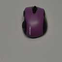 TECKNET Wireless Mouse, 2.4G Ergonomic Optical Mouse, Computer Mouse for Laptop, PC, Computer, Chromebook, Notebook, 6 Buttons, 24 Months Battery Life, 2600 DPI, 5 Adjustment Levels - Purple