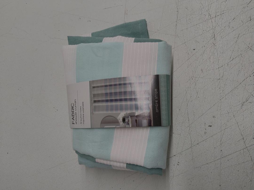 Shower Curtain Stribe-Blue