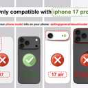 for iPhone 17 Pro Case Magnetic Clear Design,Compatible with MagSafe,Kickstand Vertical/Horizontal,Shockproof Airbag Bumpers Phone Cover - Red Rose Peony Floral