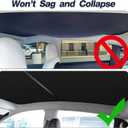 Tesla Model Y Sunshade Roof Never Sag UV Rays Protection Sun Shade for Tesla Model Y Heat Blocking Shades 2017-2024