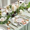 50 Pieces Paper Placemats for Woodland Baby Shower, 13.7" Forerst Animals Disposable Table Place Mats, Woodland Animals Baby Shower Decorations