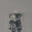 Lionet Paws Bowtie Dog Collar - Comfortable Silk Dog Collar with Detachable Bow Tie for XLarge Dogs, Neck 16-26 Inches (Black Green)