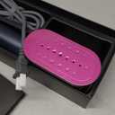 Jack  Rose Travel Steamer for Clothes,100-220V Portable Iron,15s Heat Up,Steamer  Iron 2 In 1, Travel Size,Large Ceramic Heat Panel,for Global and Europe (Purple)