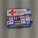 BAND-AID Brand Travel Ready Portable Emergency First Aid Kit for Minor Wound Care, Perfect for Home, Car, Travel, Camping Essentials & Outdoor Emergency Kit, 80 Pieces