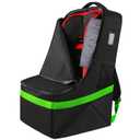 YOREPEK Car Seat Travel Bag, Padded Car Seats Backpack for Air Travel, Heavy Duty Carseat Travel Bag for Airplane, Airport Gate Check Bag (Green)