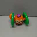 Bright Starts Roll & Glow Monkey Crawling Baby Toy with Lights and Sounds, Tummy Time Toy, 6 Months and up
