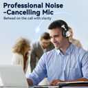 Wantek Headset wtih Mic, USB Headset with Microphone for PC, Computer Headset with Noise Canceling Microphone with Mute for Work Home Office Online Skype Zoom Meetings