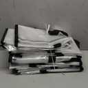 12 Pack Extra Heavy Duty Large Moving Bags with Strong Zipper & Comfortable Handles, Sturdy & Durable Clothes Storage Bags Totes Bins, Packing Moving Boxes for College Supplies, White