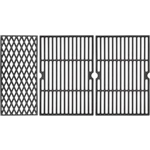 Uniflasy Cast Iron Cooking Grates for Dyna-Glo 5-Burner Gas Grill DGH474CRP DGH474CRP-D DGH483CRP DGH483CRP-D DGH485CRP DGH485CRP-D,70-01-911 Grill Grid Replacement Part for Dyna Glo 5 Burner Grill