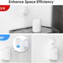 XLTTYWL eero Pro 7 Wall Mount Kit, erro 7 Pro Outlet Mount Bracket Optimize Space&Cable Management Accessories eero Pro 7 Compatible with erros Pro 7 Tri-Band Mesh Wi-Fi 7 Router (White, 1 Pack)